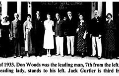 1933 - Summer Stock Company with Don Woods and Margalo Gilmore - Historic Elitch Theatre