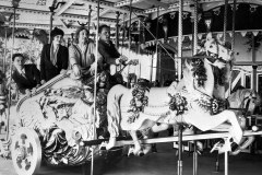Florence Eldridge (second from right) and Fredric March (right) 
Elitch Gardens Carousel (1926)