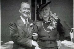 Helen Bonfils and George Somnes Wedding Day, 1936