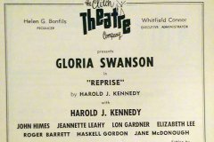 1967 Gloria Swanson in Reprise program