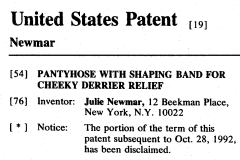 1977-01-18-Julie-Newmar-Patent-for-Pantyhose-with-Shaping-Band-header