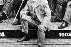 Raffaelo Cavallo seated in front with the 1902 Orchestra.
