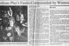 Denver Post review for 1983's performance of  84 Charing Cross Road, starring Shelley Winters. Denver's Elitch Theatre.