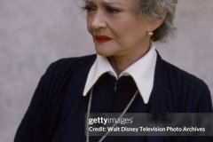 Los Angeles, CA - 1976: Sylvia Sidney appearing in the ABC tv movie 'Death at Love House'. (Photo by American Broadcasting Companies via Getty Images)