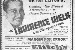 July 4, 1940 - Denver Post Ad for Lawrence Welk at Elitch Trocadero
