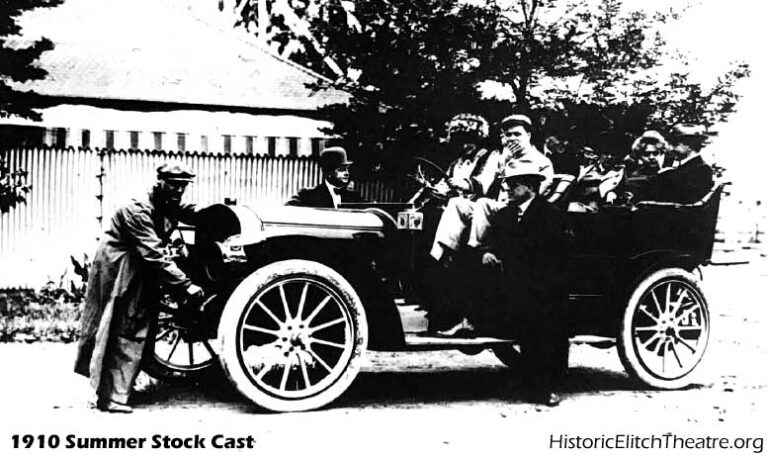 1910 Cast gets to test drive an automobile.
