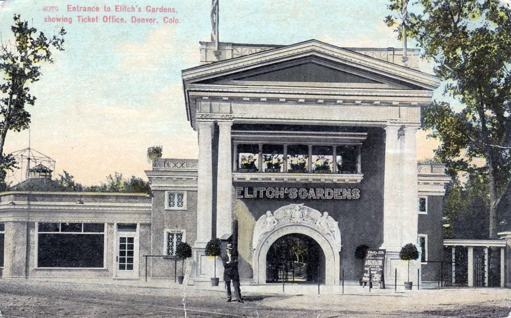 Postcard of Entrance built in 1909