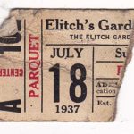 1937 Theatre Ticket