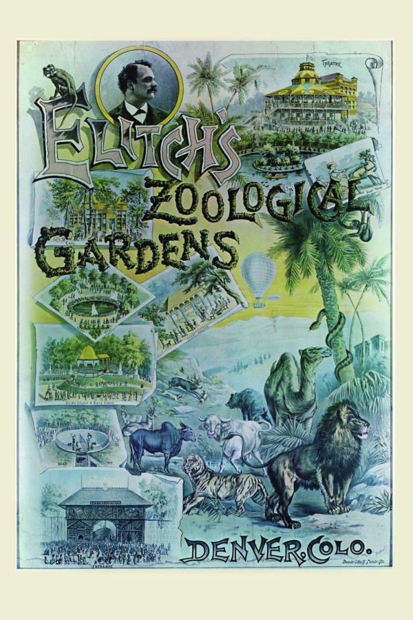 Historic Elitch Theatre Postcard - Zoological Gardens