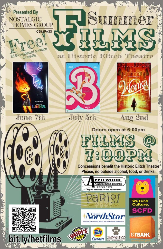 2024 Historic Elitch Theatre Summer Films