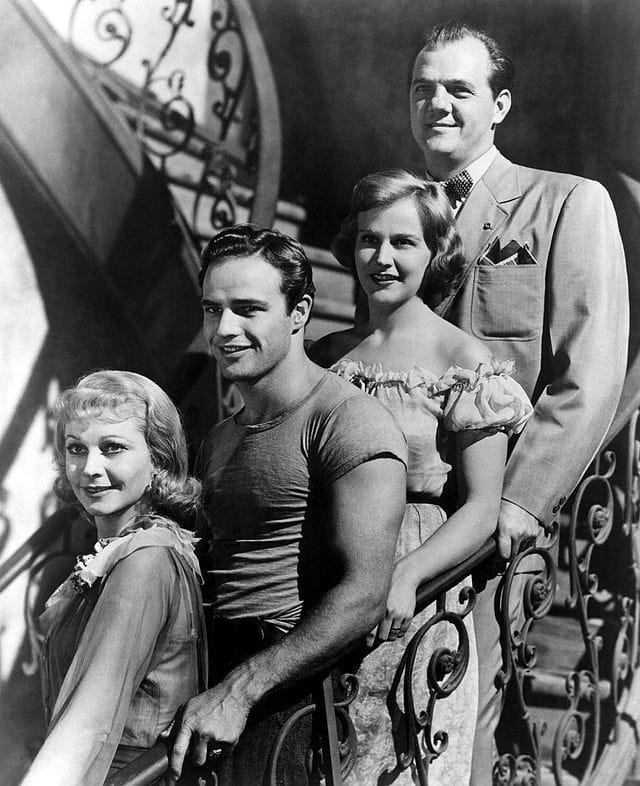 1951 A Streetcar Named Desire 1951 Vivien Leigh Marlon Brando Kim Hunter and Karl Malden