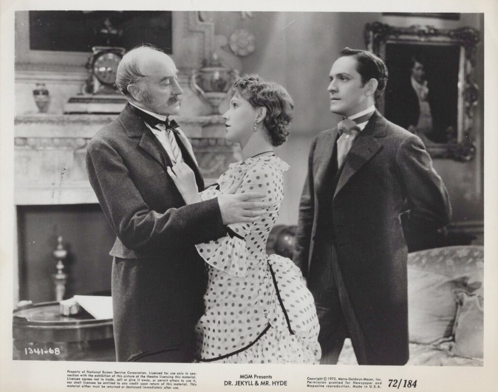 Fredric March and Rose Hobart in Dr. Jekyll and Mr Hyde